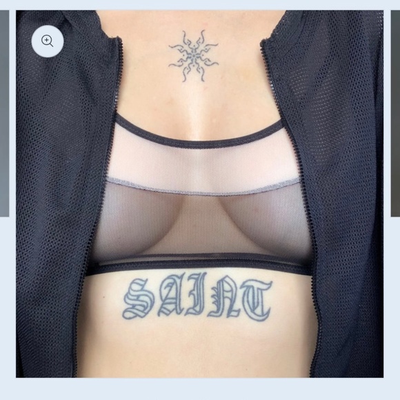 NWT SET Stay Soft Iris Bralette & Iris Thong (Midnight & Champagne), Xs/Sm - Picture 1 of 9